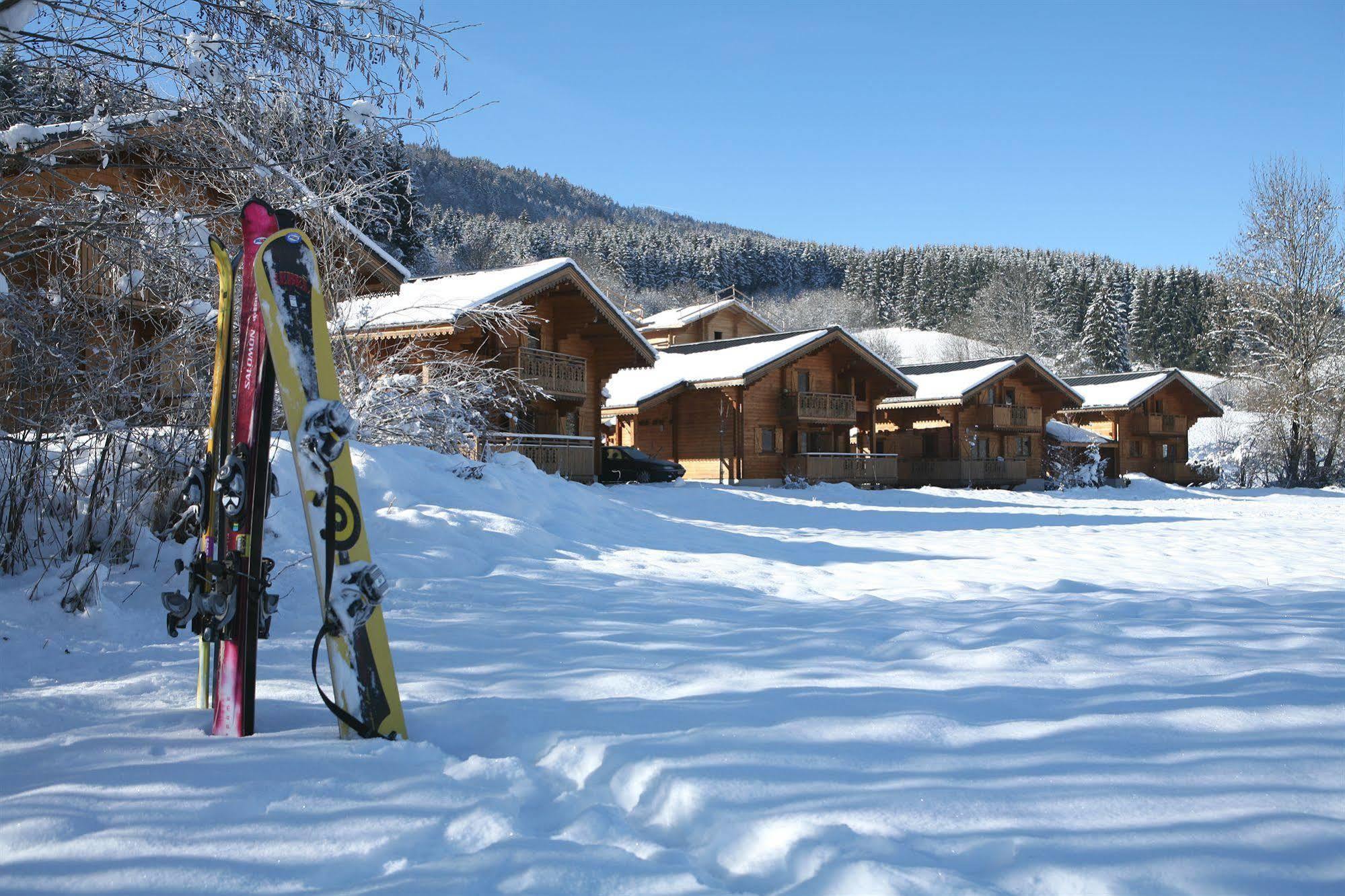 Residence Nemea Les Chalets Du Bois De Champelle Morillon Kültér fotó