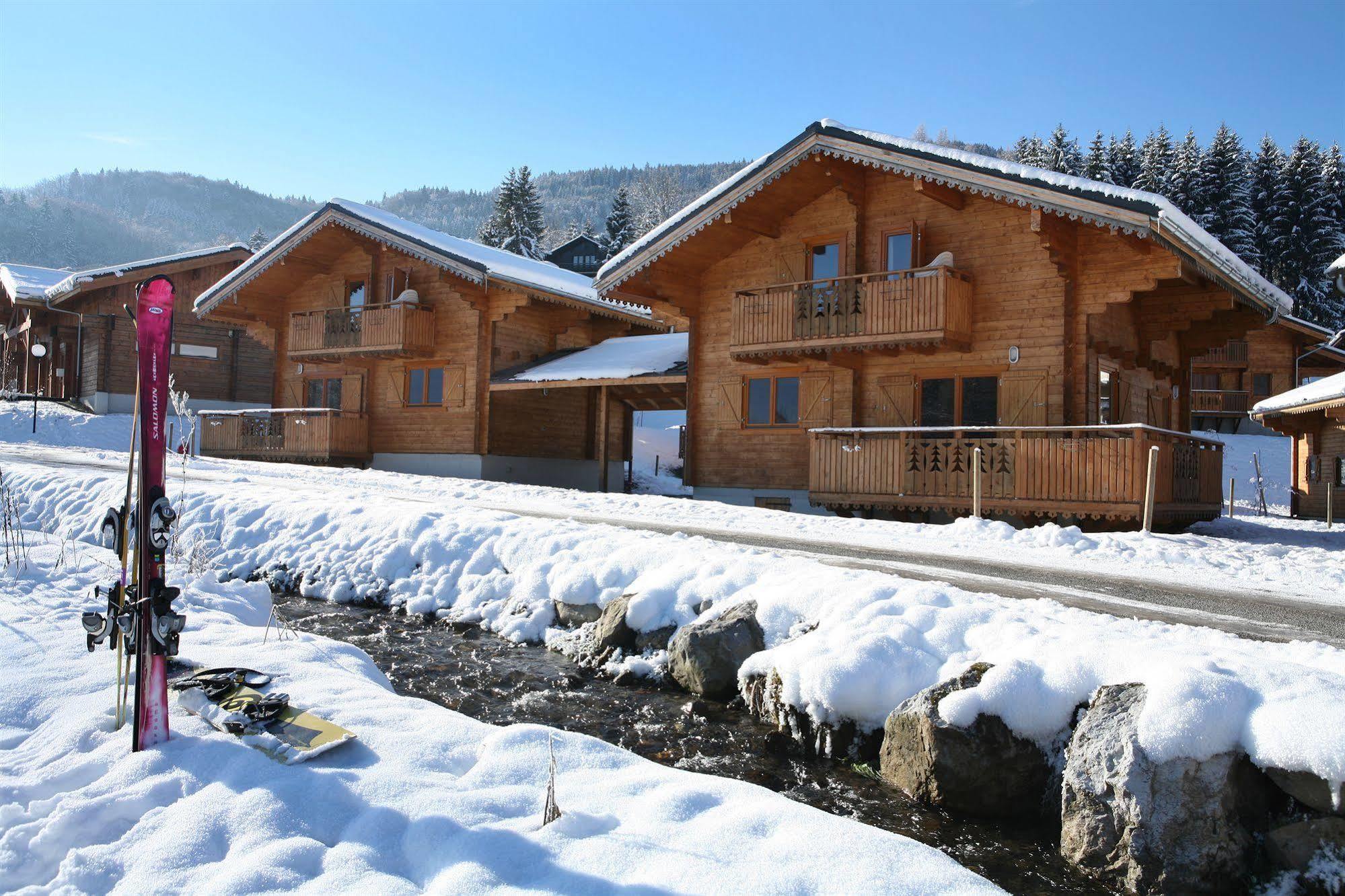 Residence Nemea Les Chalets Du Bois De Champelle Morillon Kültér fotó