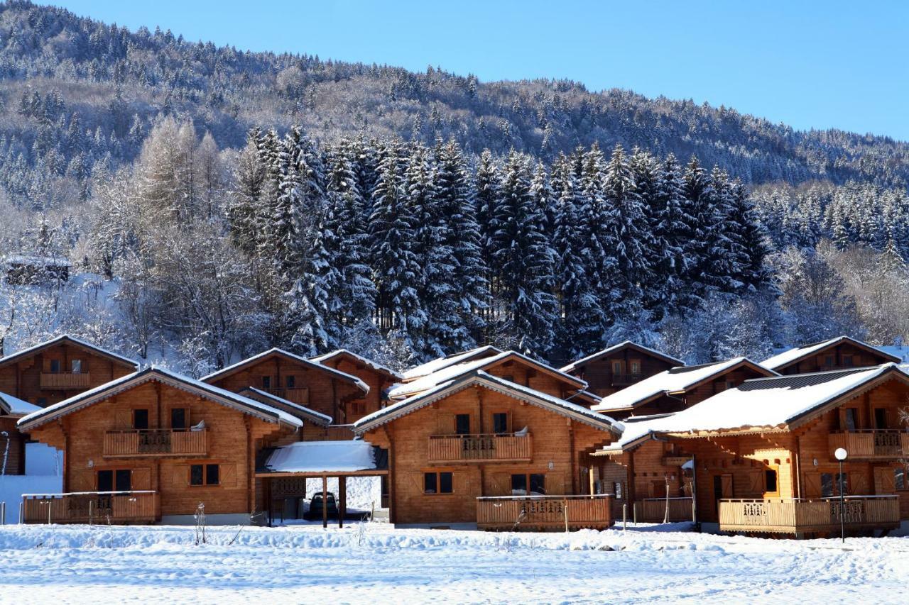 Residence Nemea Les Chalets Du Bois De Champelle Morillon Kültér fotó