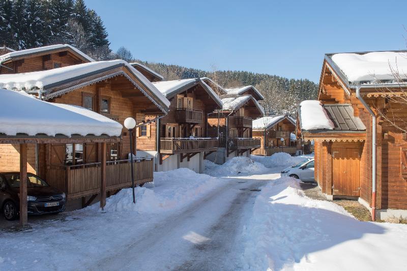 Residence Nemea Les Chalets Du Bois De Champelle Morillon Kültér fotó
